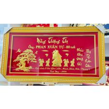 Khánh vàng mừng thọ 80 tuổi cao cấp - KVYC00015