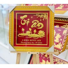 Khánh vàng chữ Tri Ân cao cấp - KYYC00017