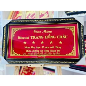 Khánh vàng chúc mừng nhận huy hiệu 55 năm tuổi Đảng - KVYC00018