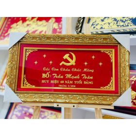 Khánh vàng chúc mừng Huy hiệu 60 năm tuổi Đảng - KVYC00021