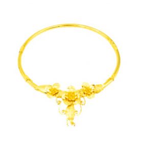 KIỀNG CỔ CƯỚI VÀNG 24K - K24.05